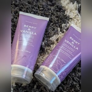 New & Sealed 6.7fl oz. Mary Kay Berry & Vanilla Scent Shower Gel & Body Lotion